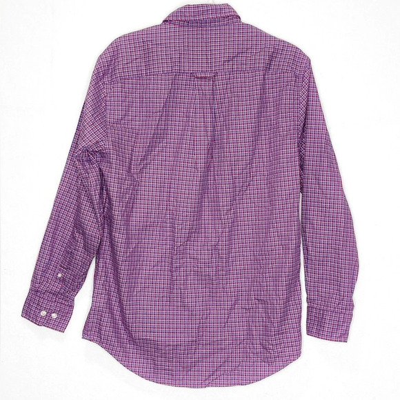 Pendleton Men's Bridgeport Long Sleeve Button Down Purple Plaid Shirt Size Small - Picture 2 of 6